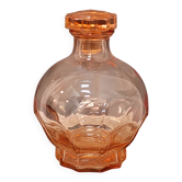 Petite carafe en verre rose