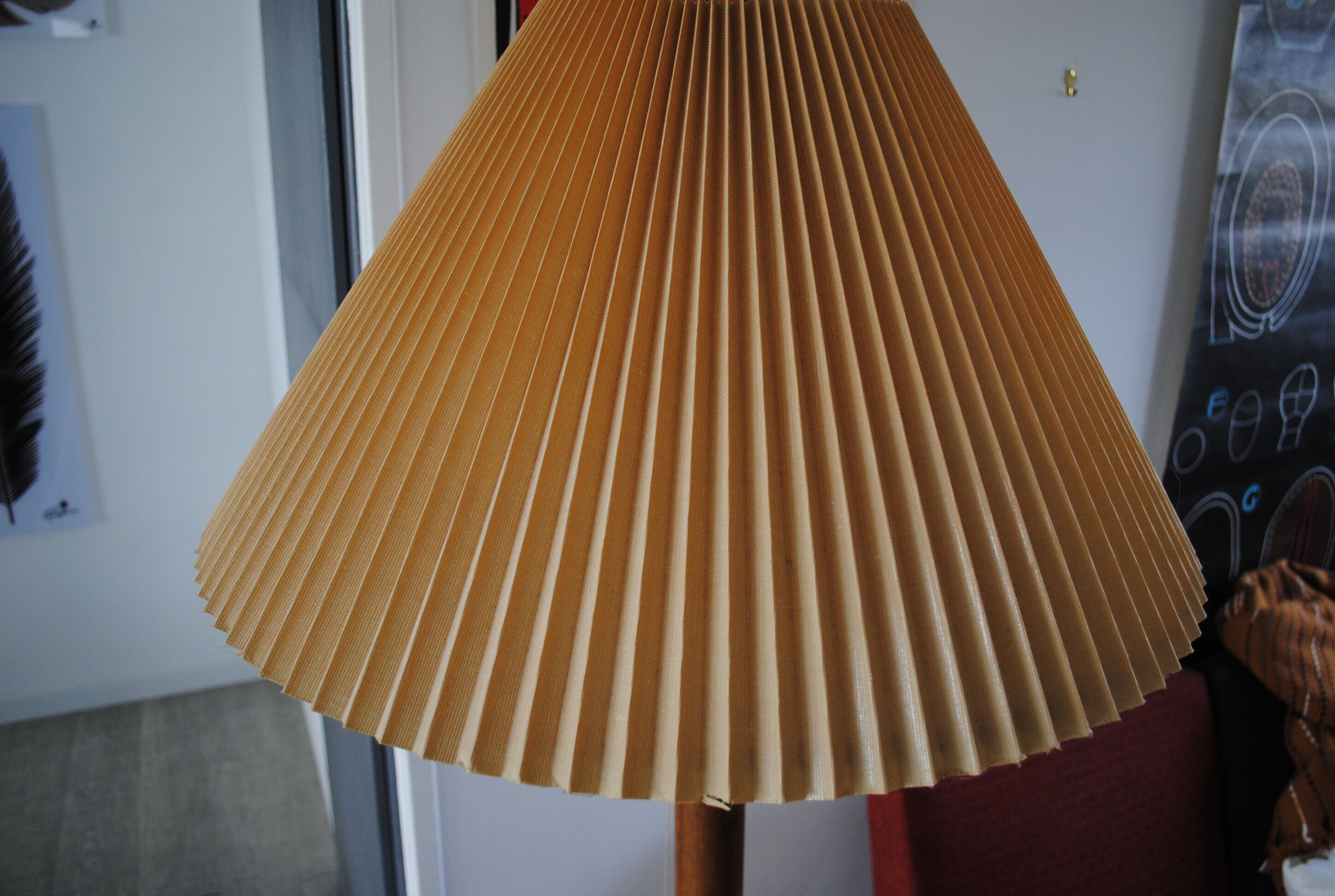 Scandinavian wooden lamppost