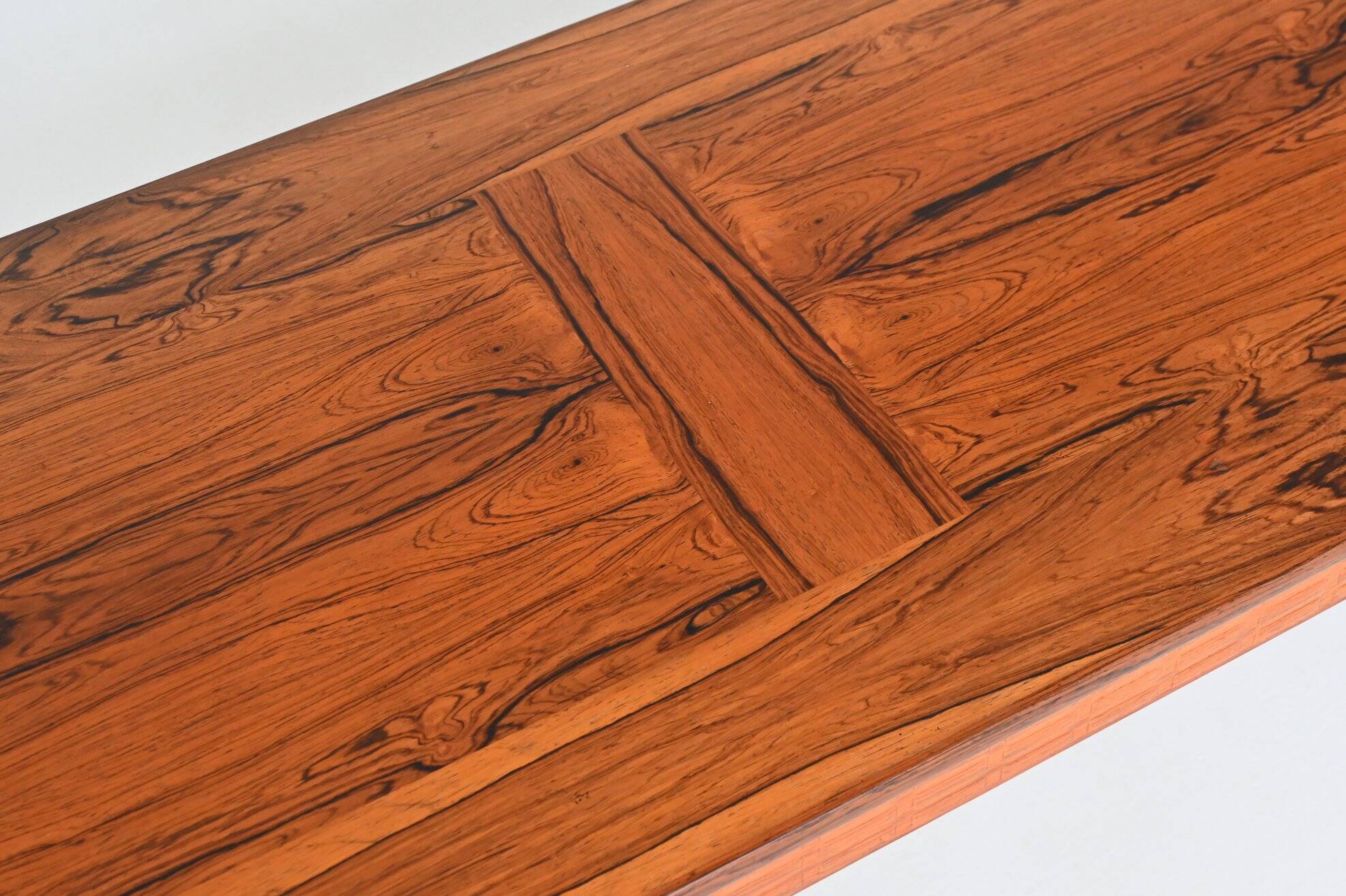 Grande table basse Alberts Tibro en palissandre Danemark 1970