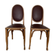 Lot de 2 chaises de bistrot Baumann anciennes