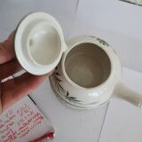 Tisaniere and porcelain flat heater