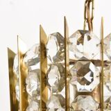 Hanging lamp in crystal by & Bakalowits Söhne 1950 s