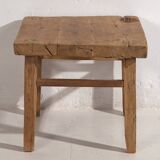Antique square side table (c.1920) #9