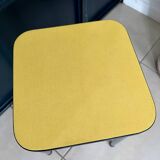 Yellow Formica stool