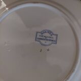 Sarreguemines earthenware plate with Marine decor late 19th century early 20th century