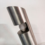 Lampe de table en aluminium chromé, Italie, années 1970