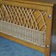 Coffre banc rotin 1960 vintage