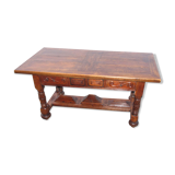 Table - Carved solid oak desk