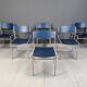 Minimalist Metal and Plywood Stackable Armchairs by Gijs Van Der Sluis
