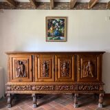 Medieval buffet / sideboard in Spanish Renaissance style
