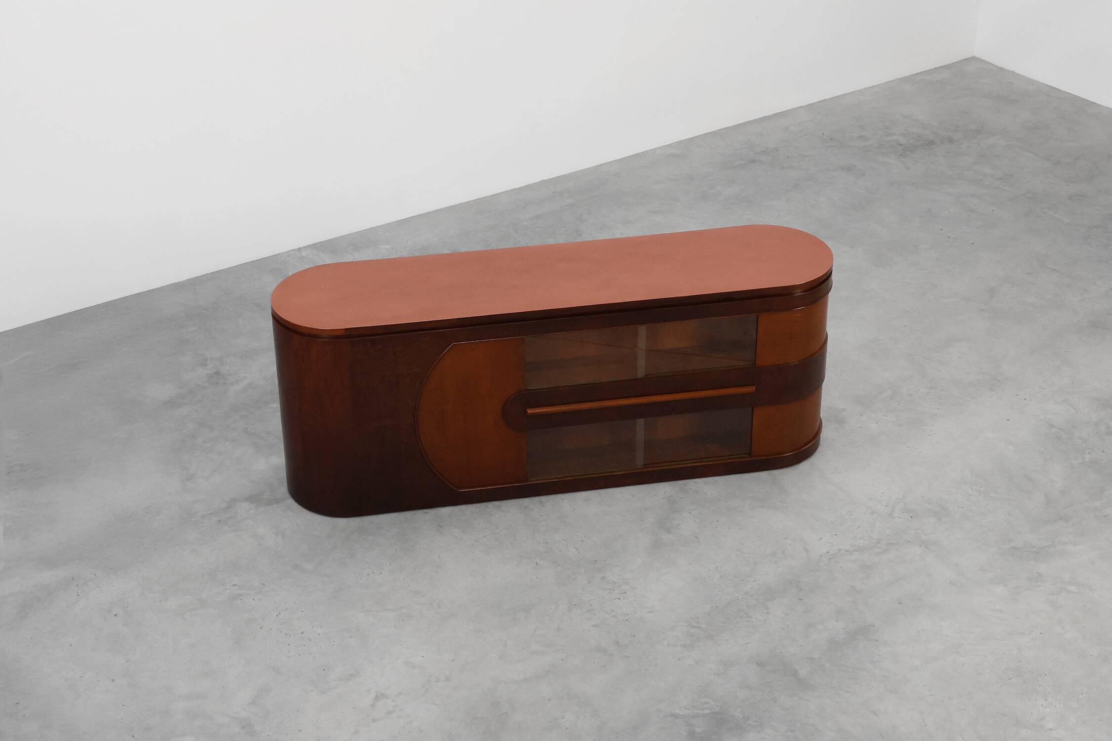 Monumental Art Deco Counter Attributed to De Coene, Belgium 1920s