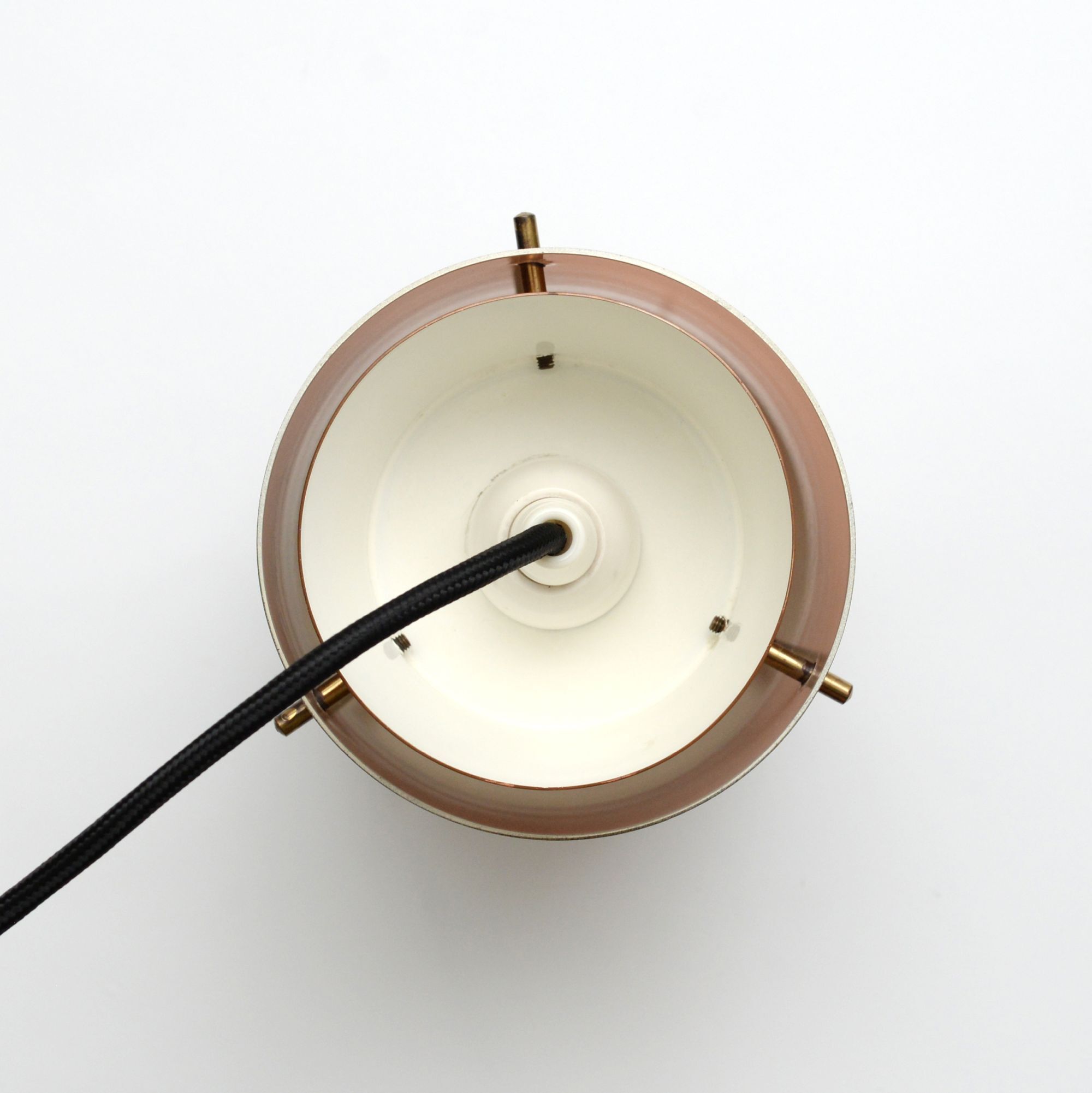 Copper lamp in the Trava style by Carl Thore, 1960s
