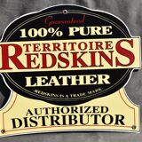 VINTAGE PLAQUE ENAMELED PUBLICITAIRE REDSKIN authorized distributor 30.7 x 26 cm