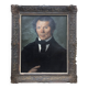 Unknown antique master portrait of a noble gentleman, oil on canvas