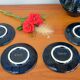 Vallauris blue and pink coffee service
