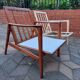 Original scandinavian armchair Stefan, restored, 1960s icon, pink