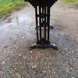Art Deco Cast Iron and Marble Bistro Table