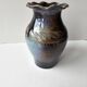 Glazed ceramic vase, signed (signature to be identified)