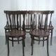 Ensemble 5 chaises bistrot