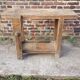 Small built old wooden 1950 IDEAL entrance console