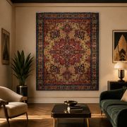 Oriental carpet Kirman Raver Iran: 190 x 135 cm - "Galerie Sardje"