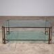 Table basse vintage en verre par Peter Ghyczy, modèle T24