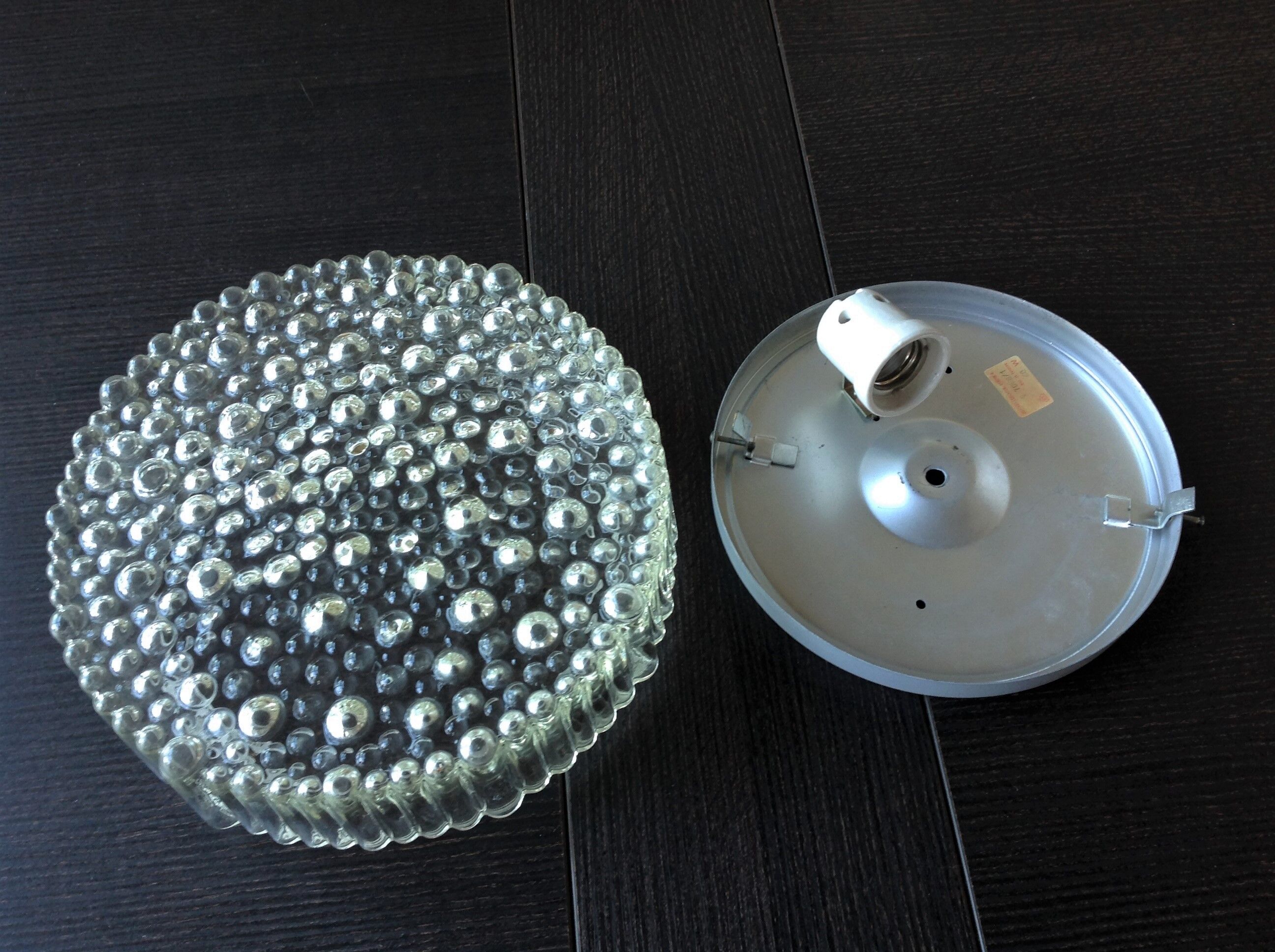 Bubble ceiling lamp by Helena Tynell for Hustadt Leuchten / vintage 60s-70s