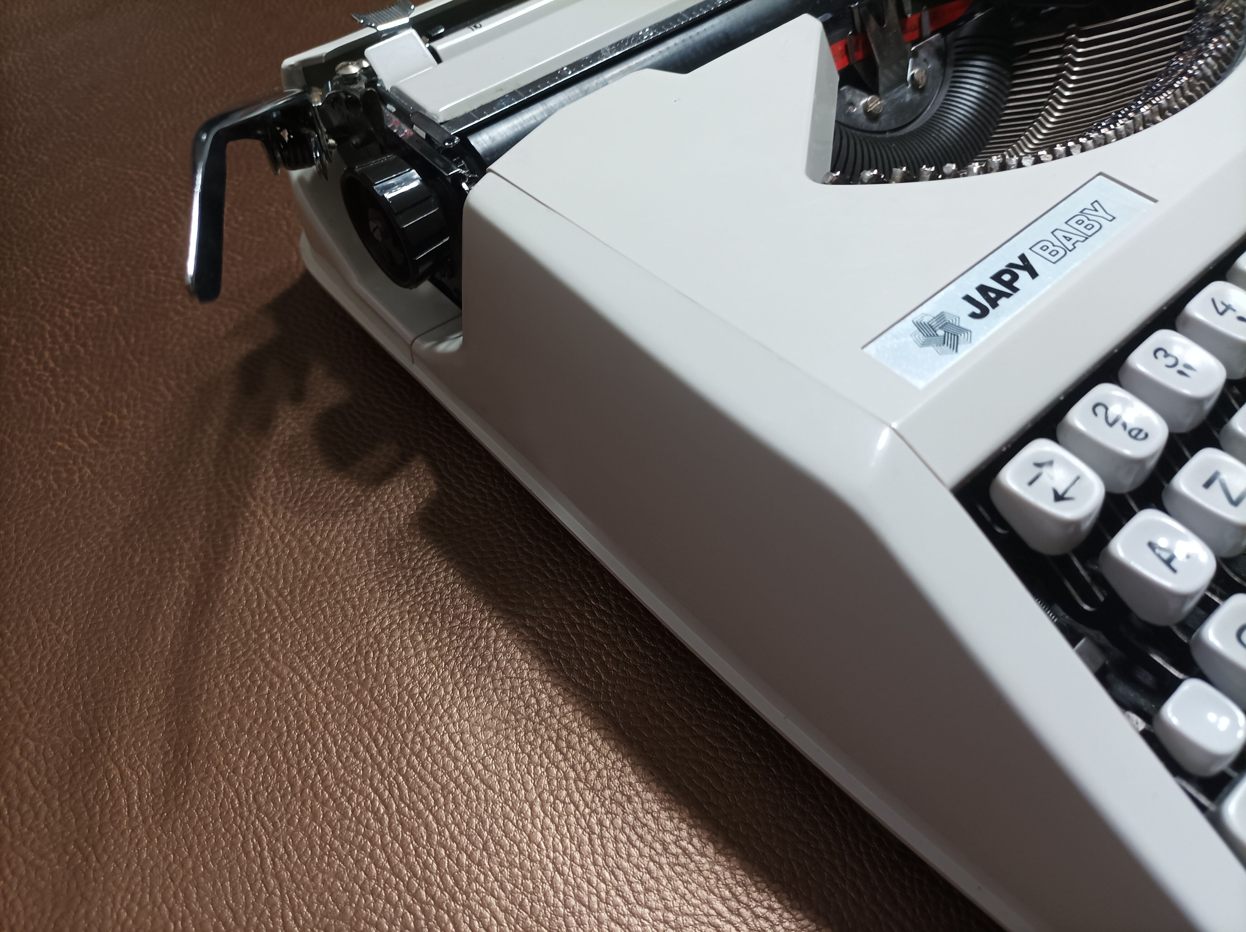 Japy Baby typewriter white as new