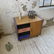 Colorful chest of drawers furniture 60s