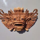 Balinese mask carved from solid wood – Barong spirit