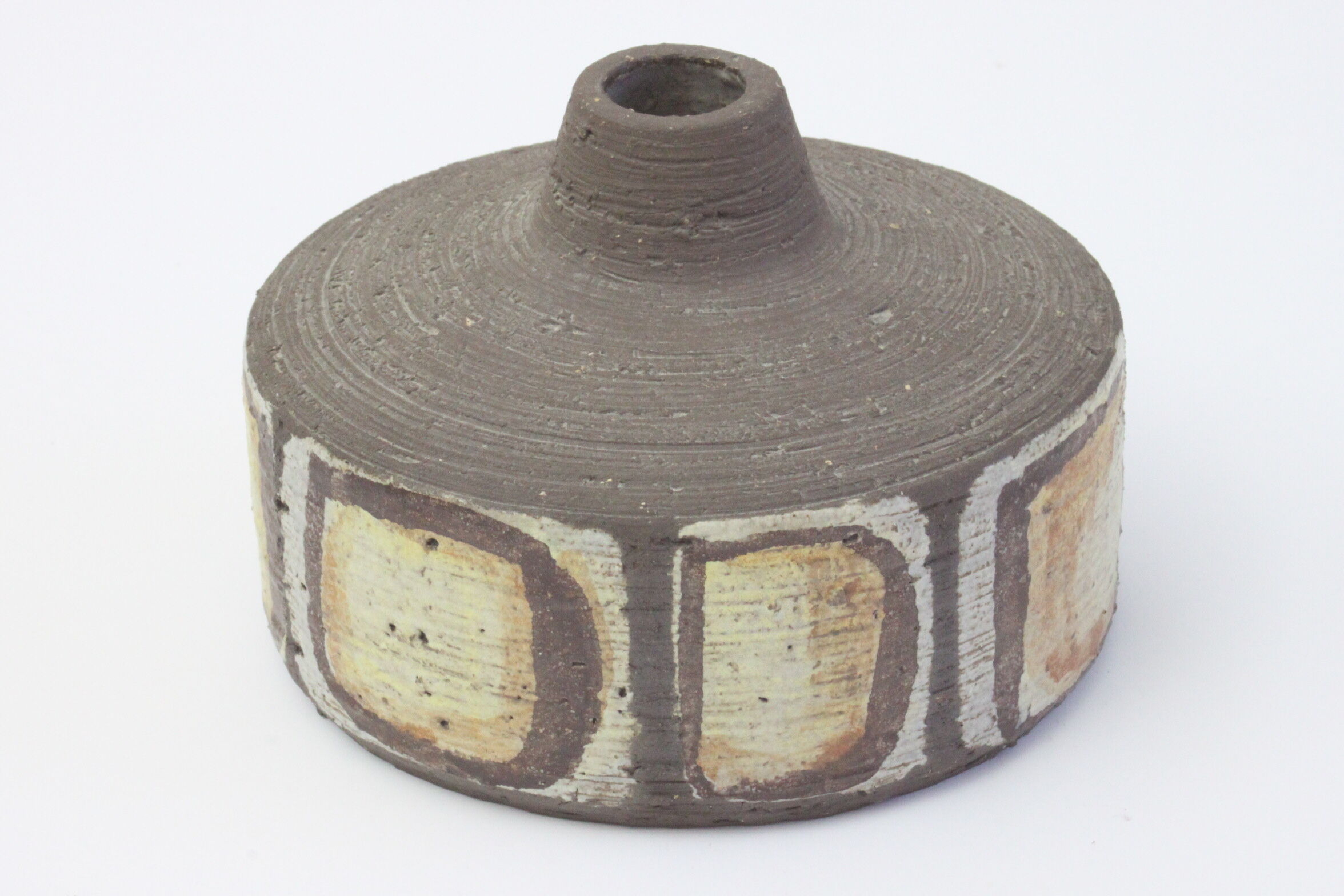 Sixties pattern vase by Keramikwerkstatt Krösselbach, Germany 1960s.