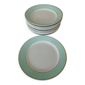 12 plates K&G Lunéville, model Meudon