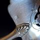 Antique art nouveau silver metal pie server