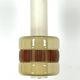 Mid-Century Harvey Guzzini pendant from 1960s. Labeled.