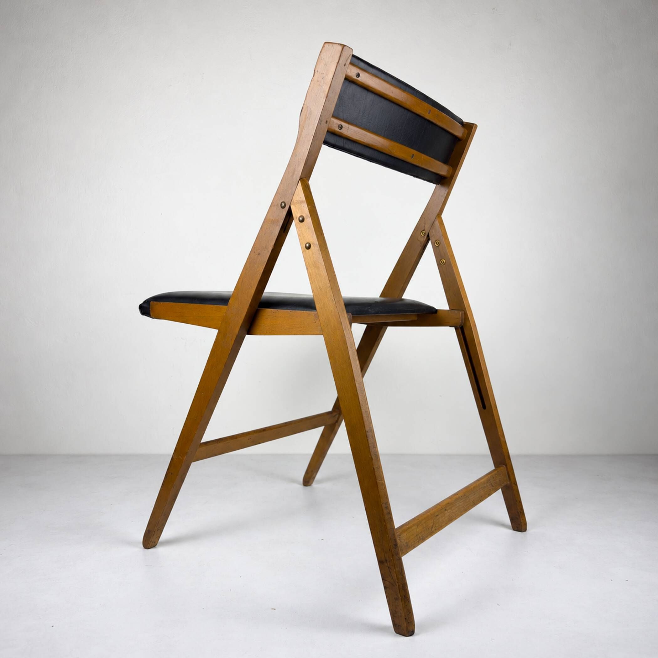 1970s Vintage folding chairs Eden by Gio Ponti for Stol Kamnik, Set of 6