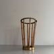 Bamboo and brass umbrella stand, 1960s, Germany