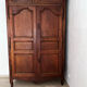 Antique Louis XIV wardrobe in solid cherry – Late 18th century – At