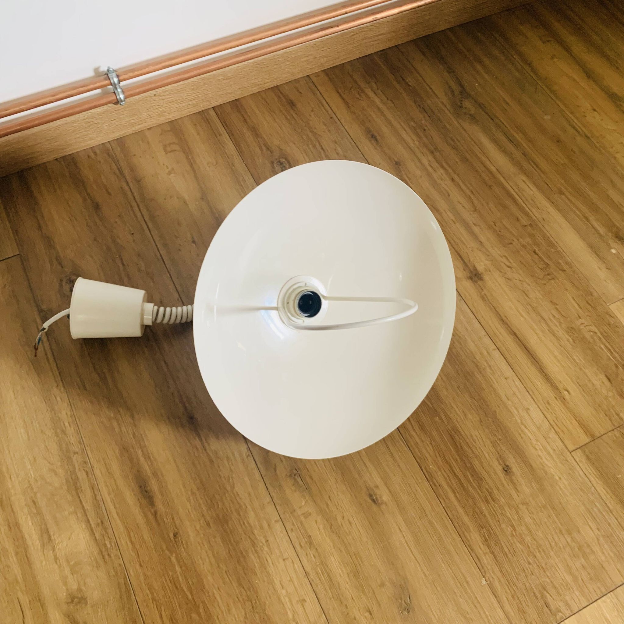 Italian white pendant light Elettrolampar