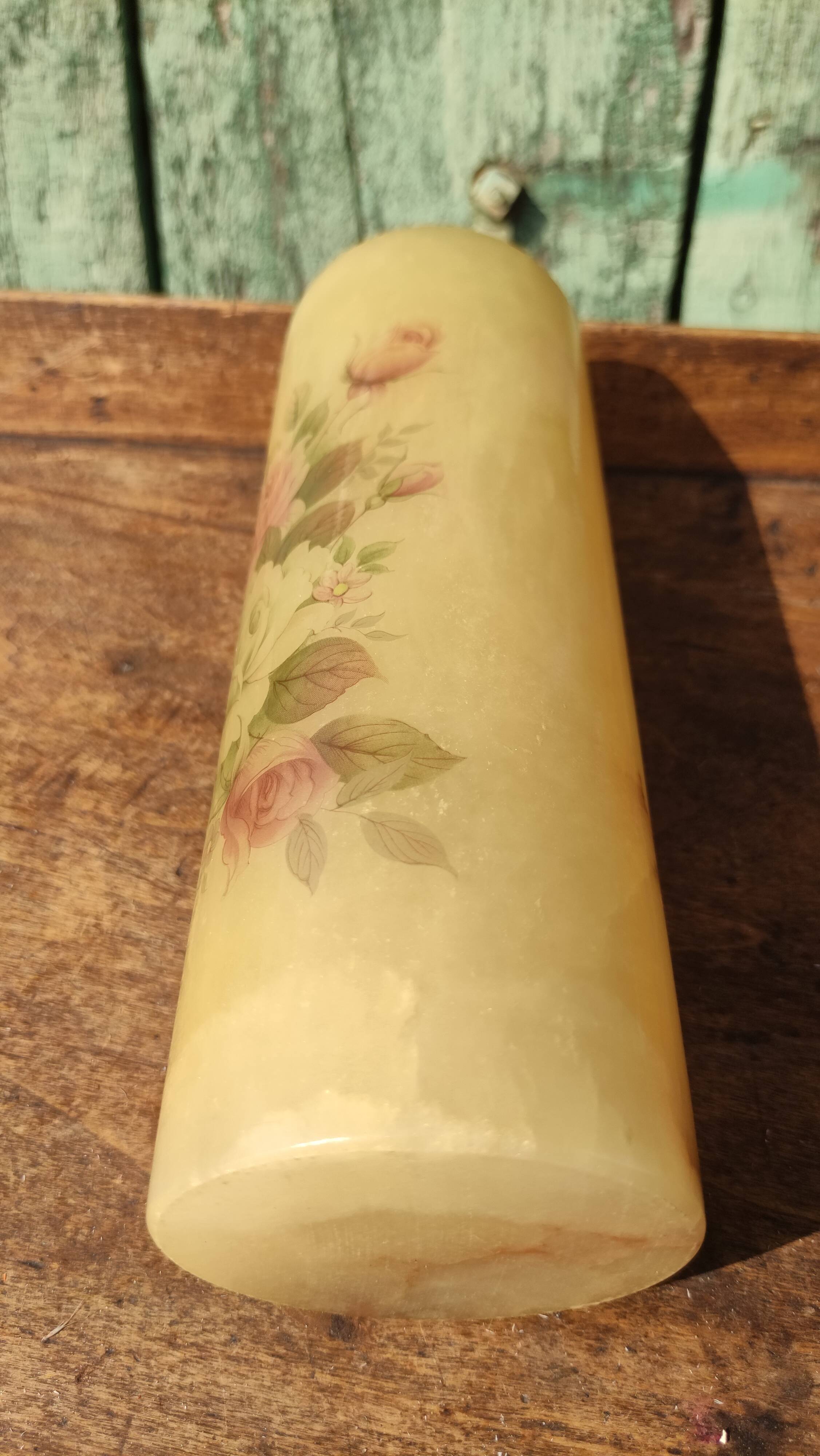 Vintage alabaster vase