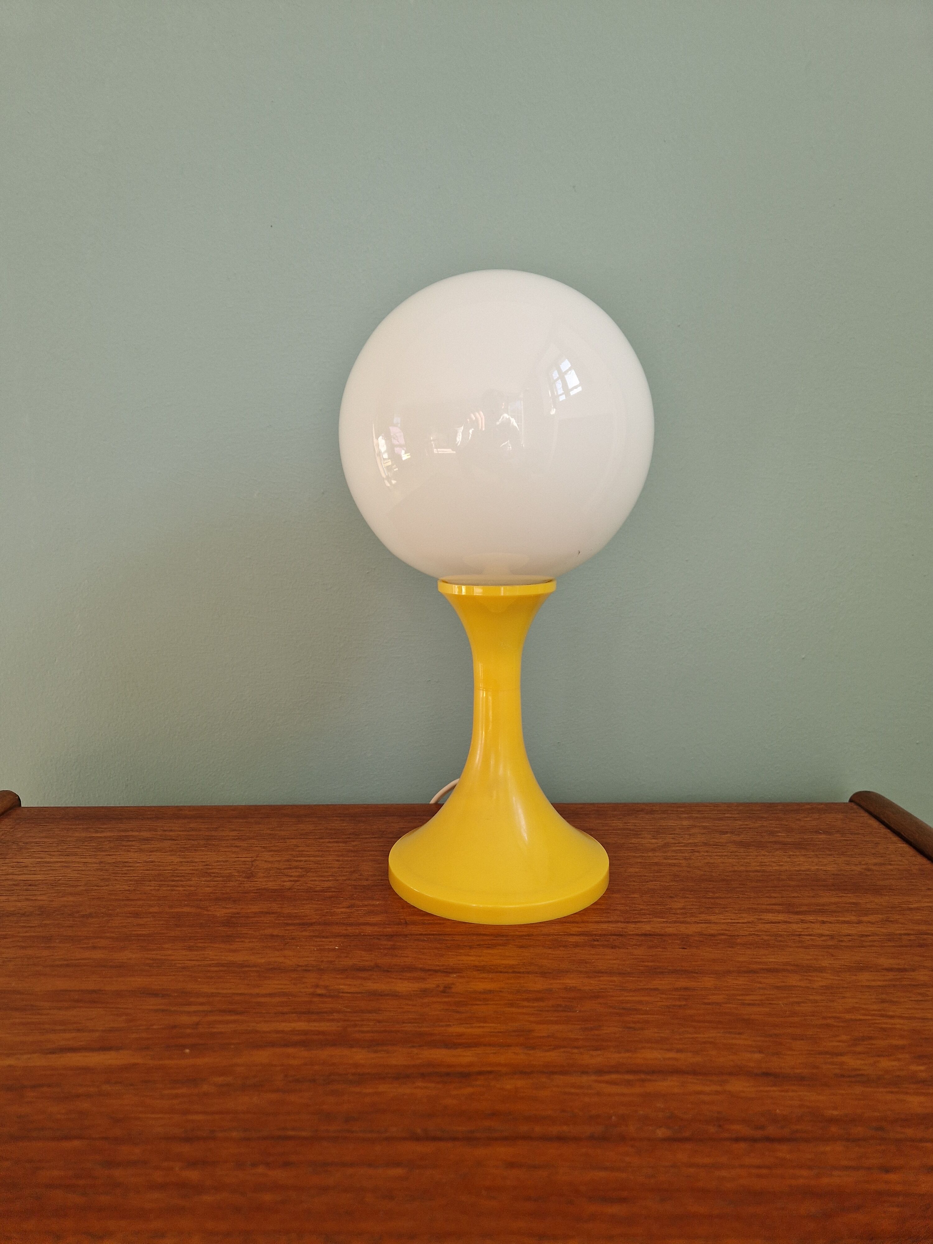 Vintage opaline lamp, 70s