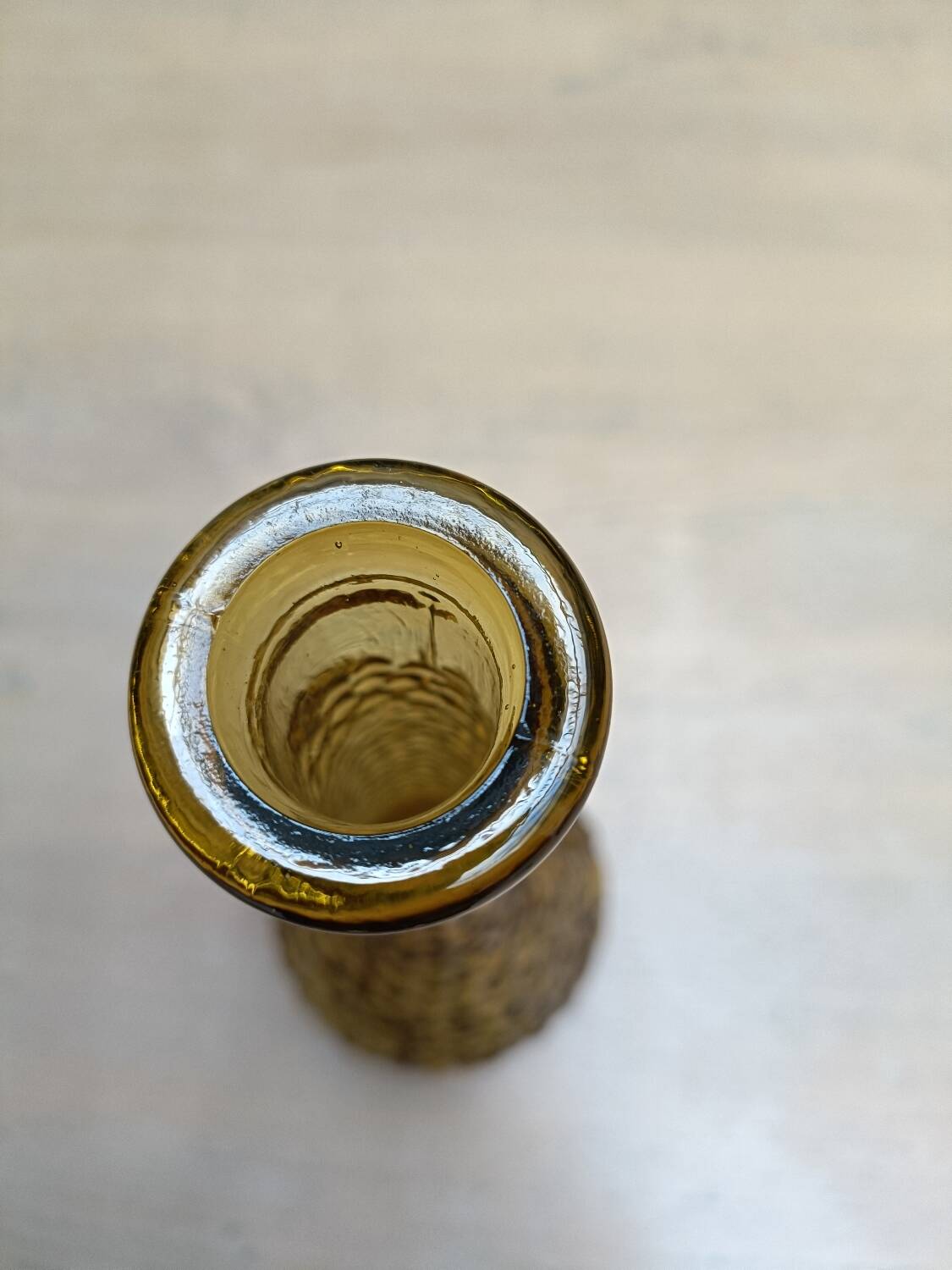 Bottle, carafe, soliflore in Empoli glass