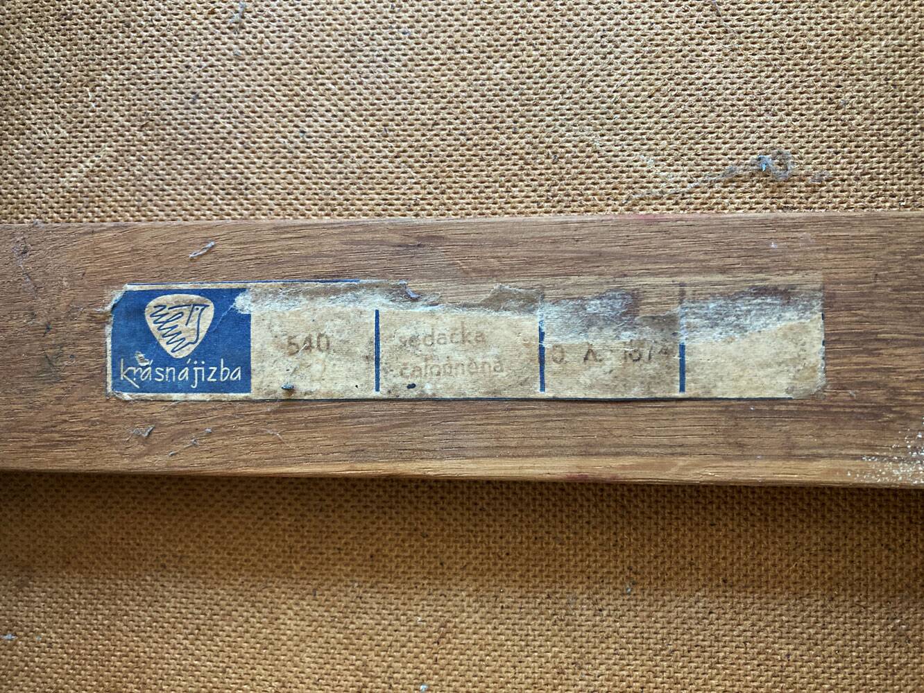 1970's Scandi Style Stool by Krasna Jizba