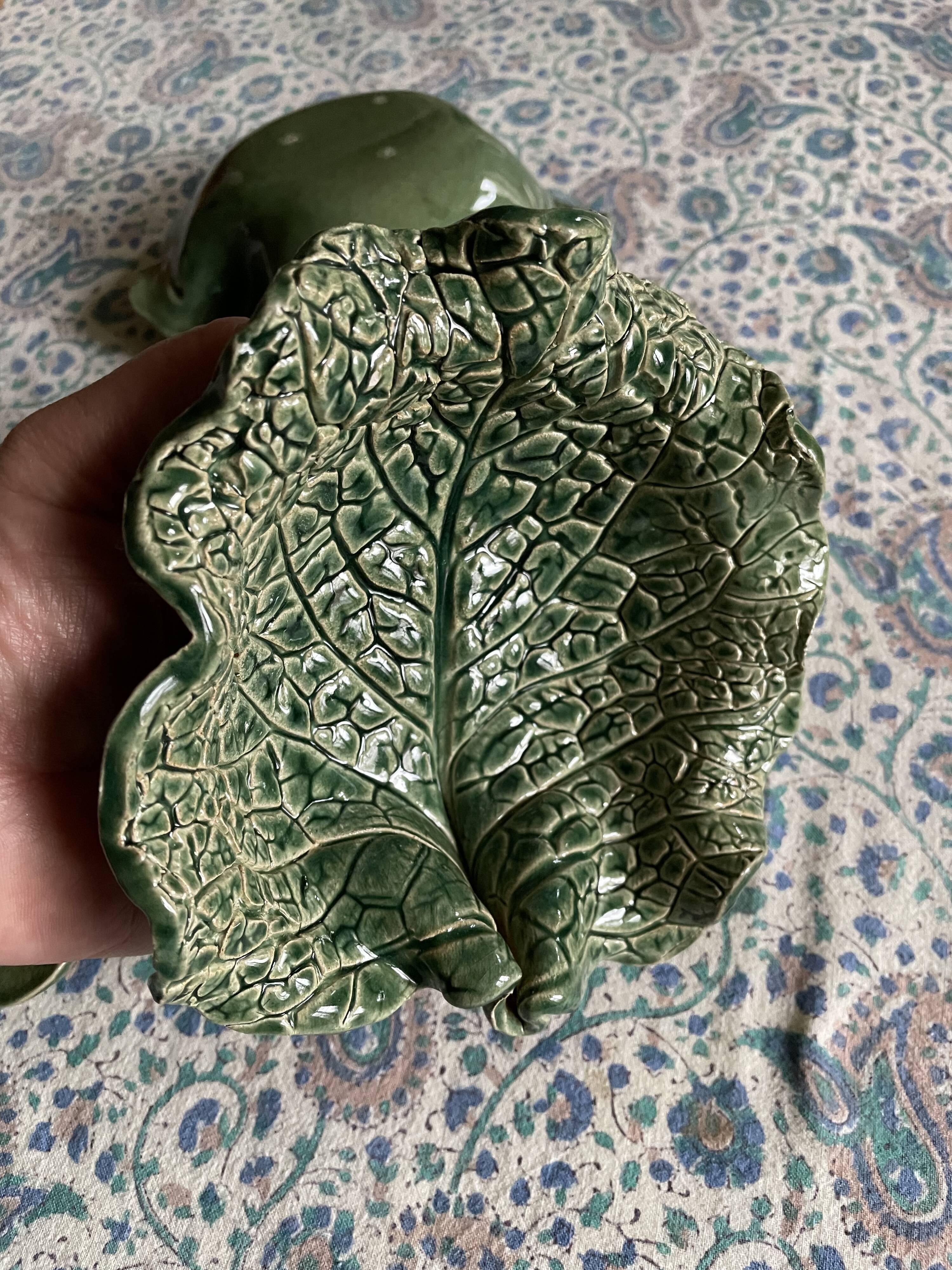 Cabbage leaf cups