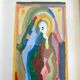 Vintage gouache