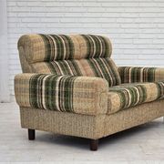 1980s, Danish 2-seater sofa by Nisbo Horsens, furniture wool.