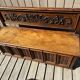 17th Century Oak Chest-Bench