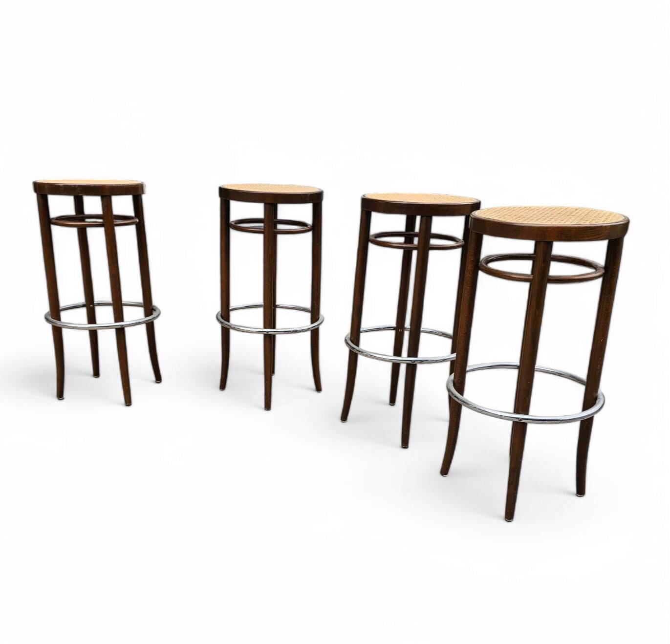 4 x Thonet 82/204 RH stool Height 80 Width 45 cm Price / set of 4 thonet