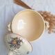 Soup tureen Digoin Sarreguemines Model Lorraine