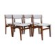 Danish Teak Dining Chairs by Erik Buch, Set of 4