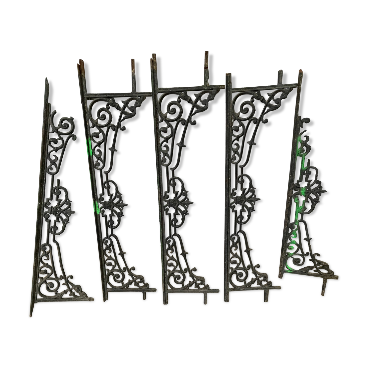 Cast iron railing set